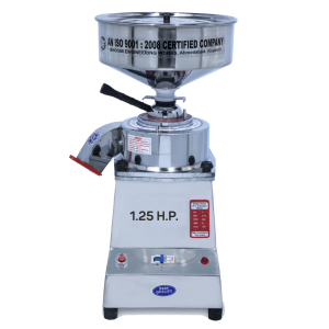 STAINLESS STEEL  TABLETOP FLOURMILL 1.25 HP SQUARE MODEL