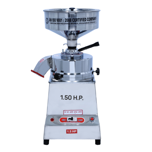 STAINLESS STEEL  TABLETOP FLOURMILL 1.5 HP SQUARE MODEL