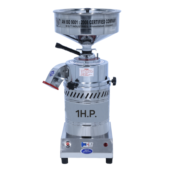 STAINLESS STEEL  TABLETOP FLOURMILL 1 HP ROUND MODEL