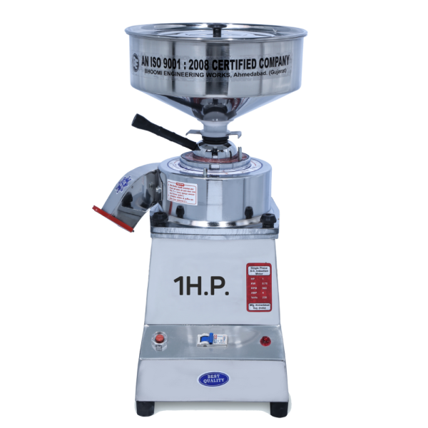 STAINLESS STEEL  TABLETOP FLOURMILL 1 HP SQUARE MODEL