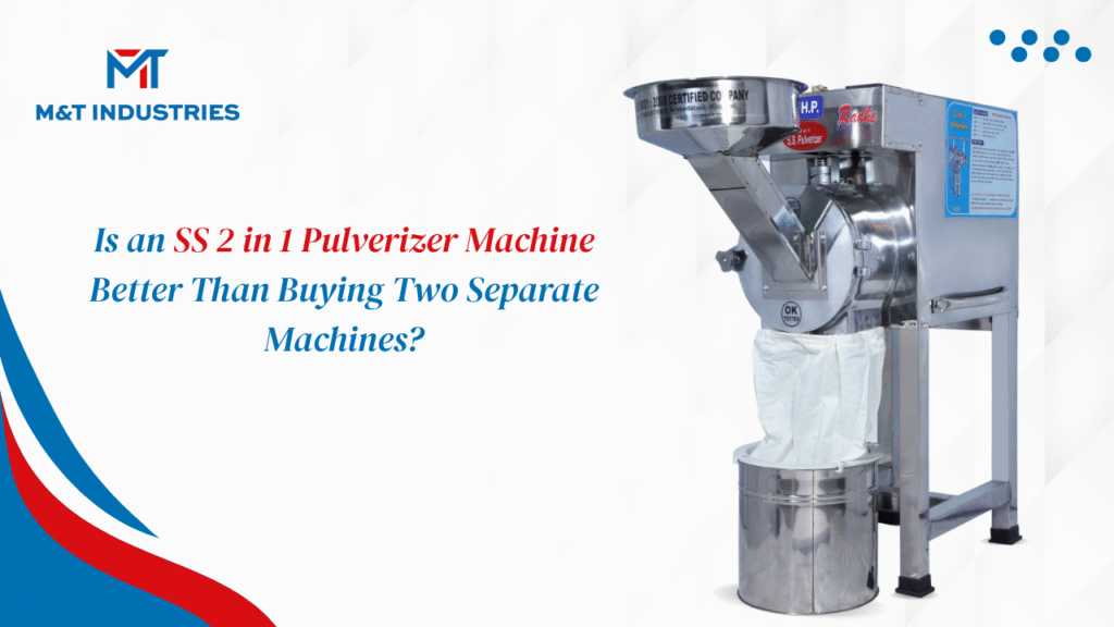 Ss 2 in 1 Pulverizer Machine